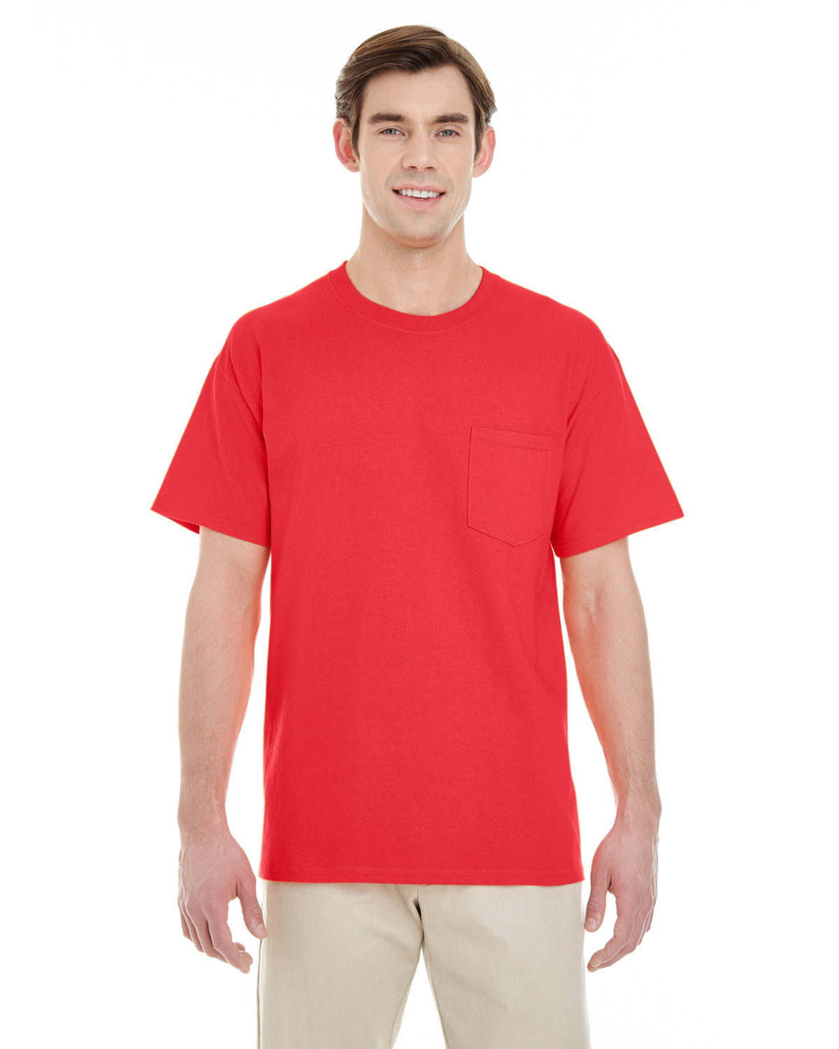 Gildan G530: Adult 5.3 oz. Pocket T-Shirt