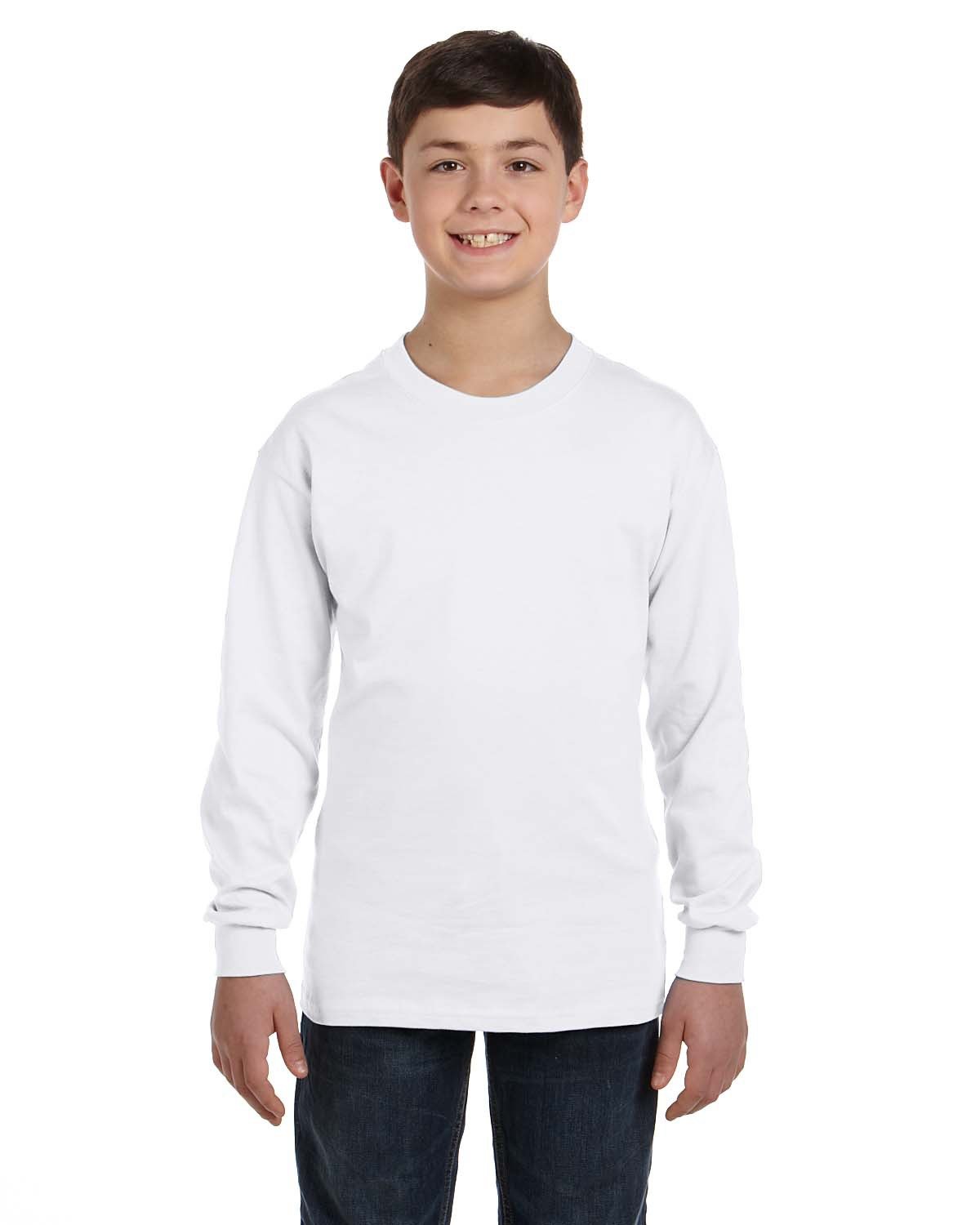 Gildan G540B: Youth Heavy Cotton™ Long-Sleeve T-Shirt
