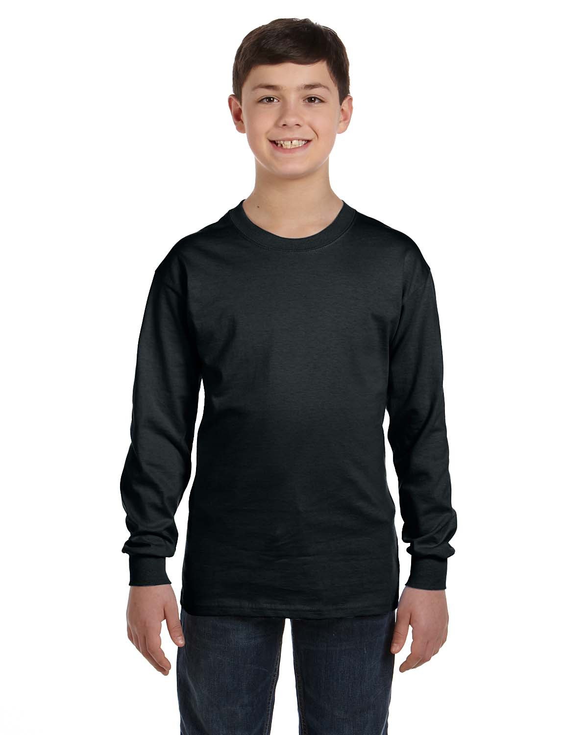 Gildan G540B: Youth Heavy Cotton™ Long-Sleeve T-Shirt