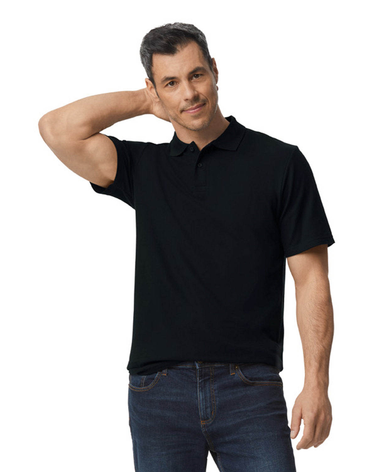 Gildan G648: Men's Softstyle Double Pique Polo-Bulkthreads.com