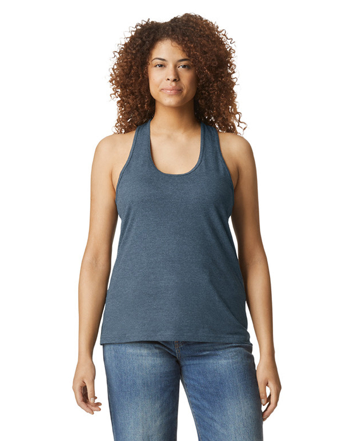 Gildan G672L: Ladies' Softstyle CVC Racerback Tank