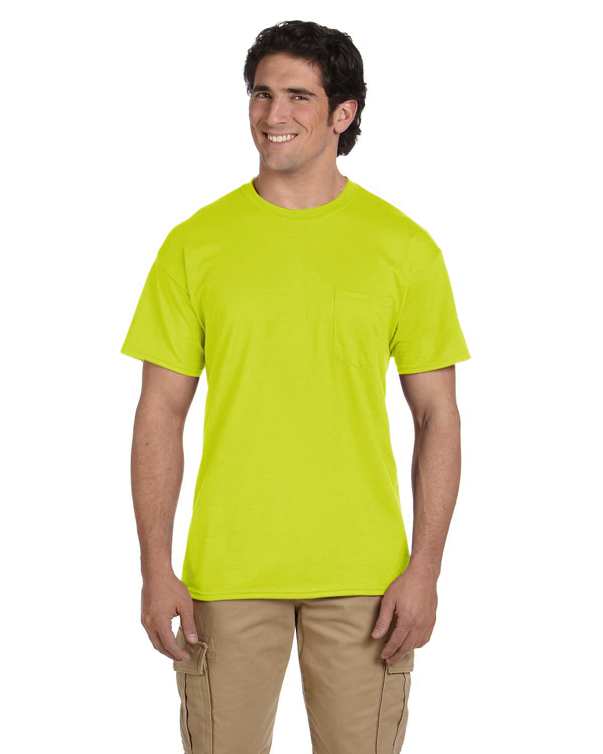 Gildan G830: DryBlend 50 Cotton/50 Poly Pocket T-Shirt