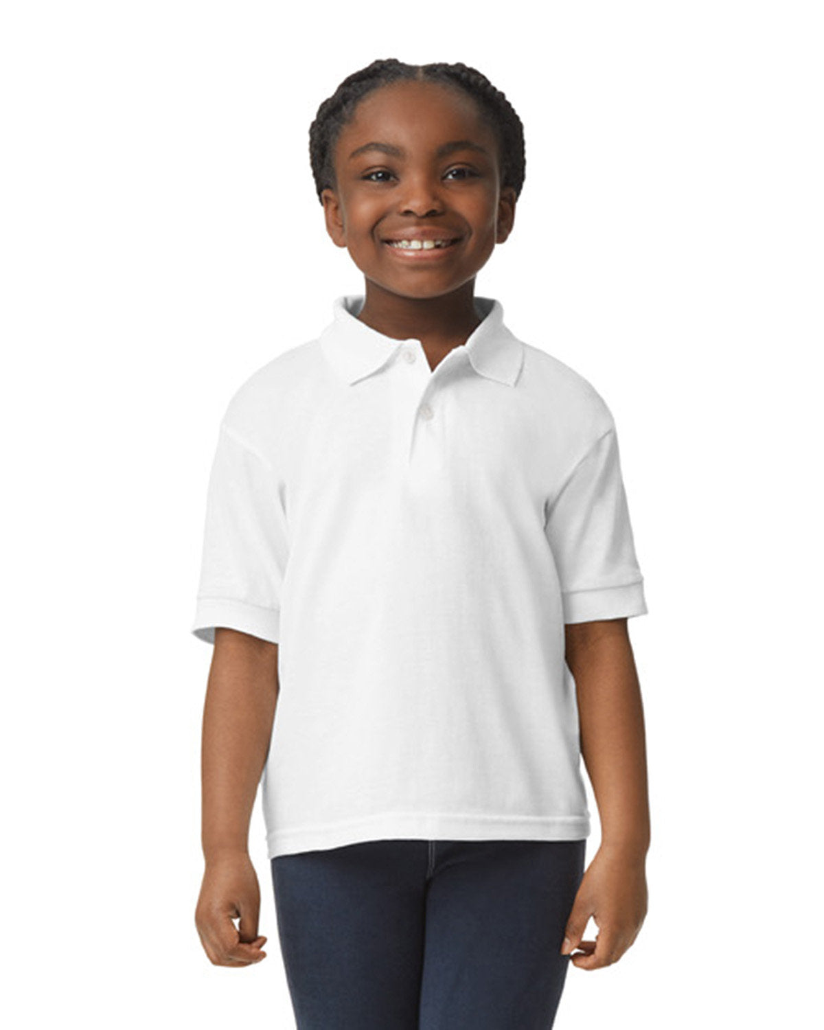 Gildan G880B: Youth DryBlend 6-Ounce Jersey Knit Sport Shirt