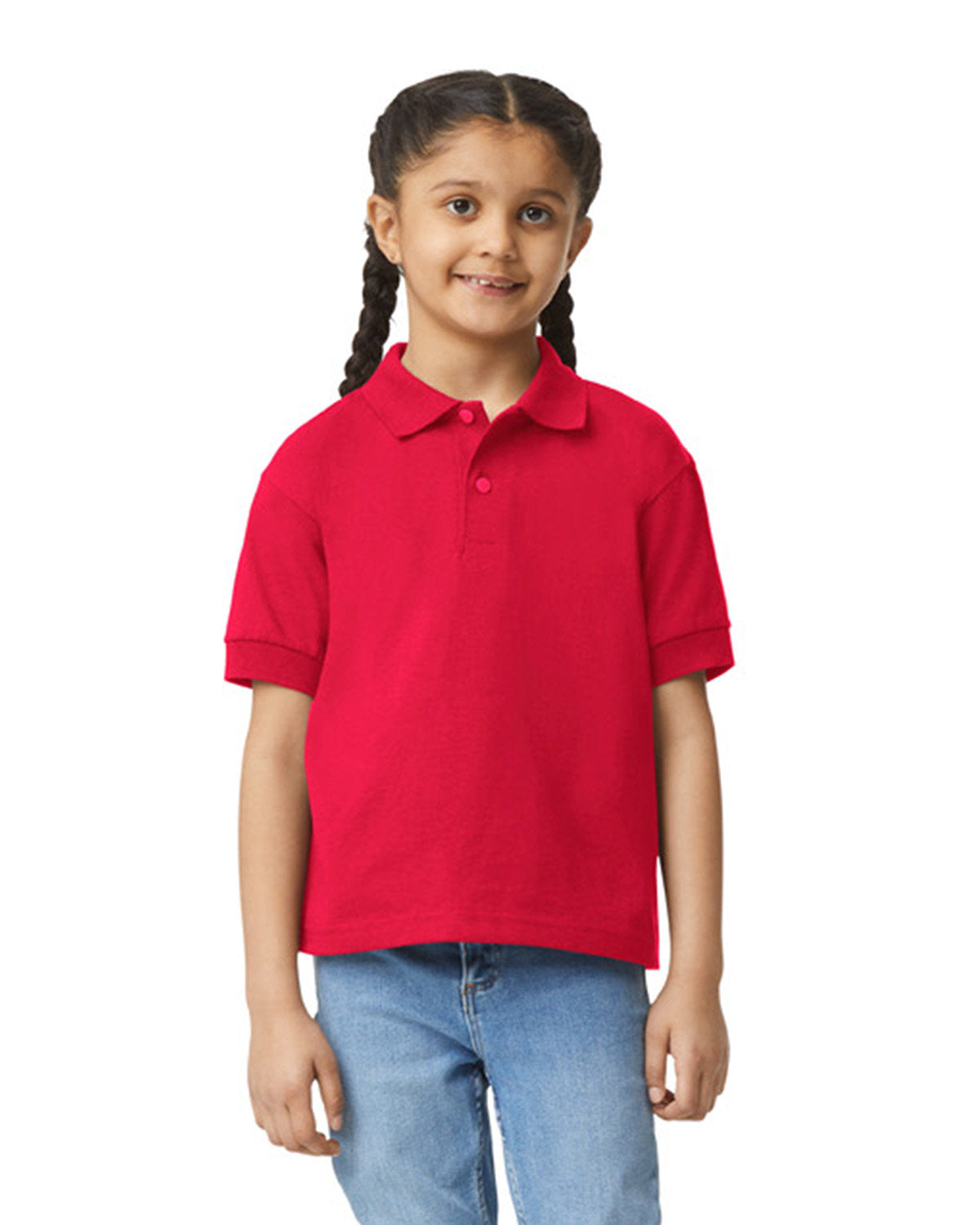 Gildan G880B: Youth DryBlend 6-Ounce Jersey Knit Sport Shirt