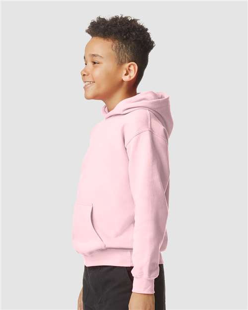 Gildan 11668 SF500B: Youth Softstyle Midweight Hooded Sweatshirt