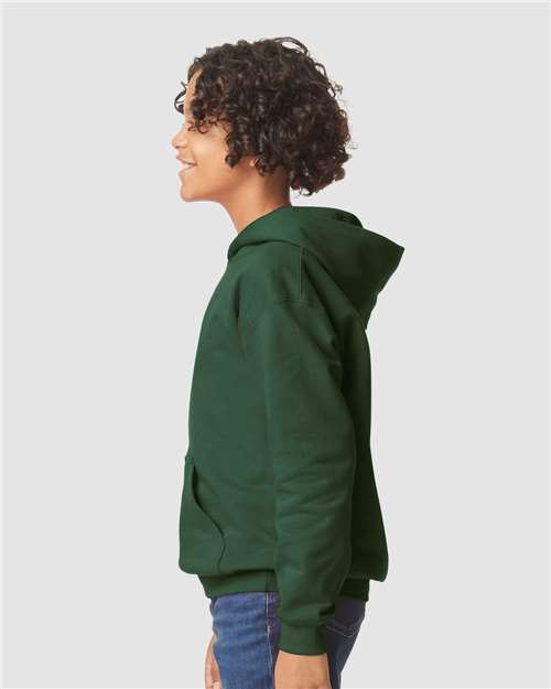 Gildan 11668 SF500B: Youth Softstyle Midweight Hooded Sweatshirt
