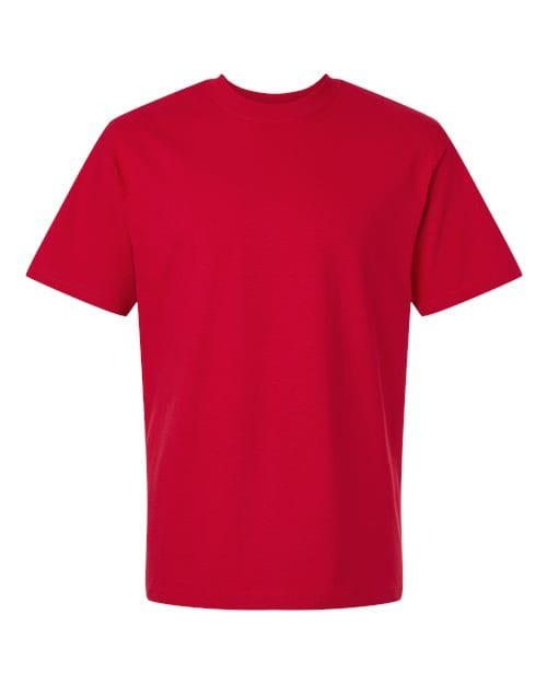 Gildan 12448 S / Cherry Red 75000: Unisex Hammer Maxweight T-Shirt