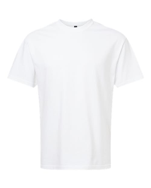 Gildan 12448 S / White 75000: Unisex Hammer Maxweight T-Shirt