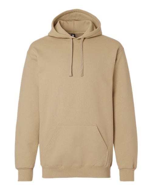 Gildan 12449 S / Tan 19500-Unisex Hammer™ Maxweight Hooded Sweatshirt