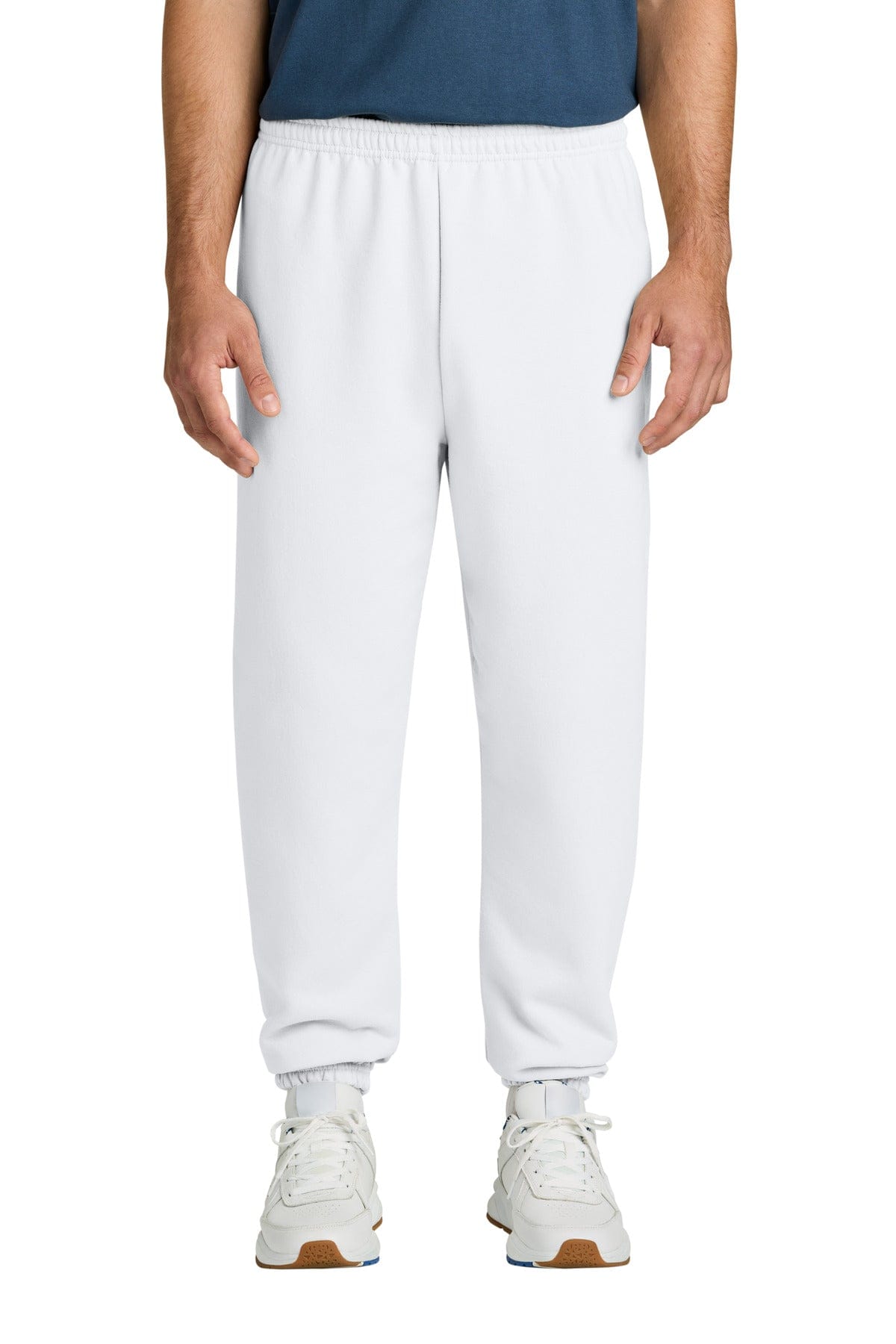 Gildan 18200 S / White Gildan 18200 Heavy Blend Sweatpants