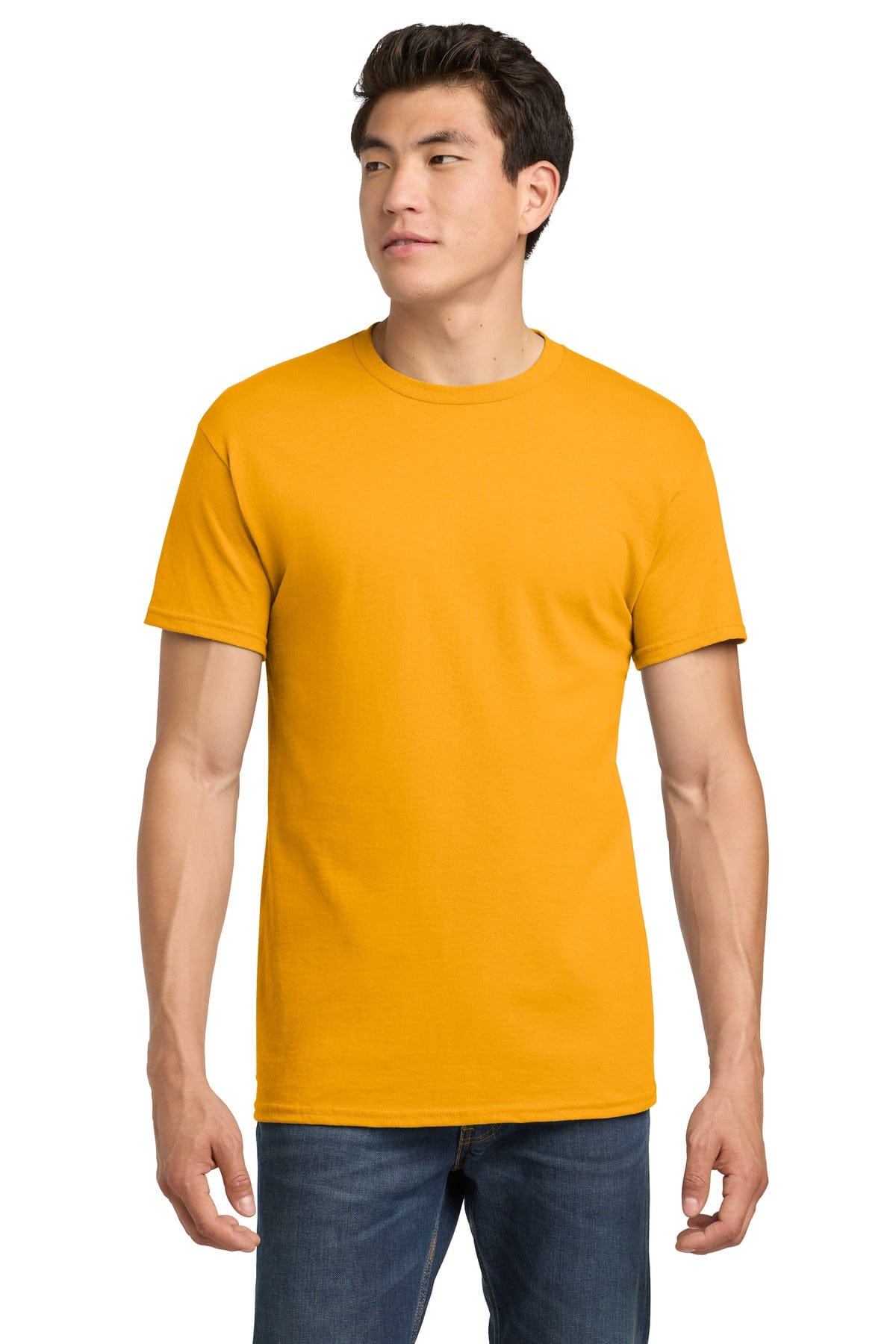 Gildan 5000 S / Gold Gildan 500 Heavy Cotton 100% Cotton T-Shirt