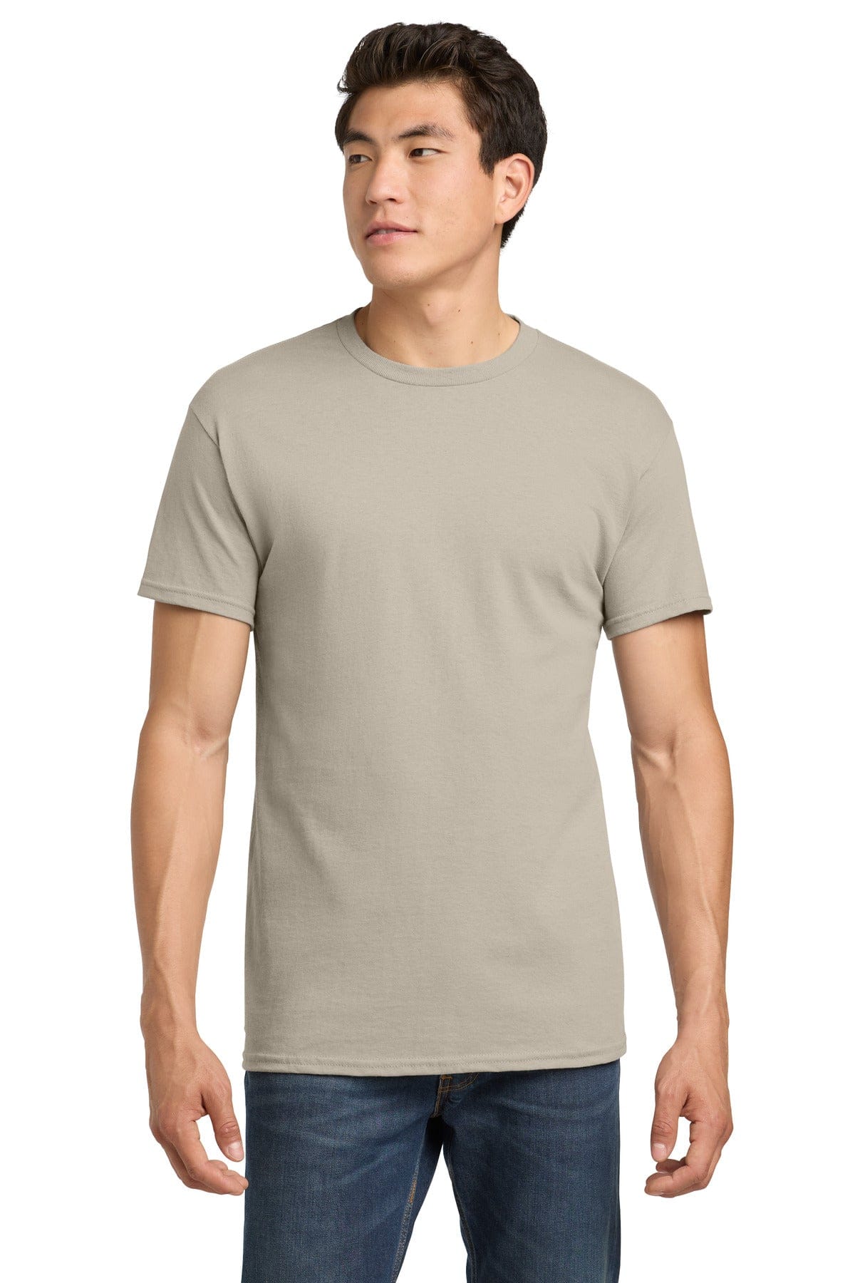 Gildan 5000 S / Sand Gildan 500 Heavy Cotton 100% Cotton T-Shirt