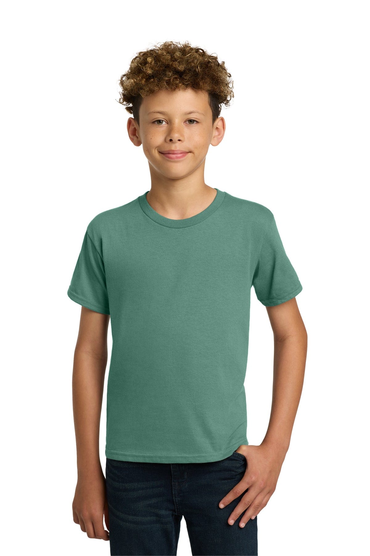 Gildan 5000B XS / Aquatic Gildan 5000B Youth Heavy Cotton 100% Cotton T-Shirt