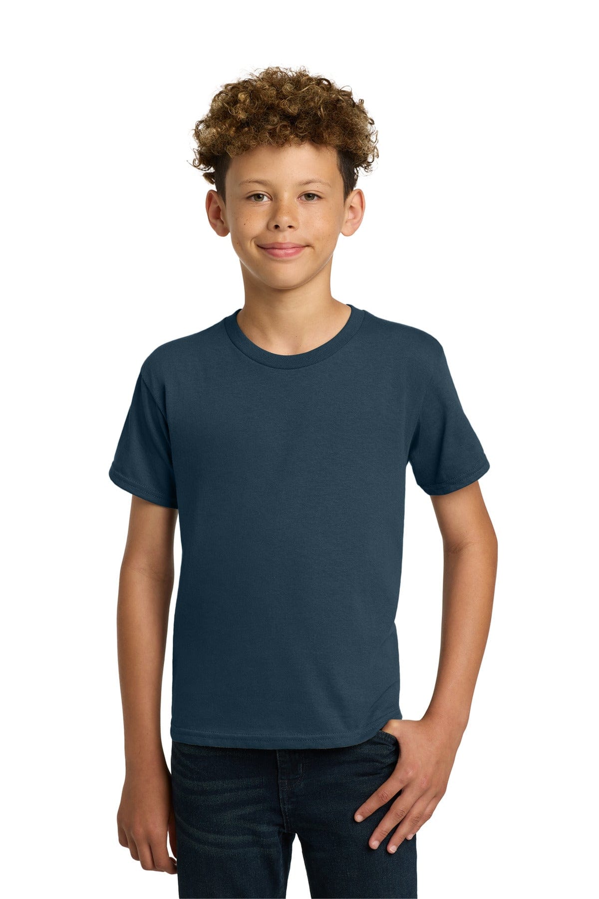 Gildan 5000B XS / Blue Dusk Gildan 5000B Youth Heavy Cotton 100% Cotton T-Shirt