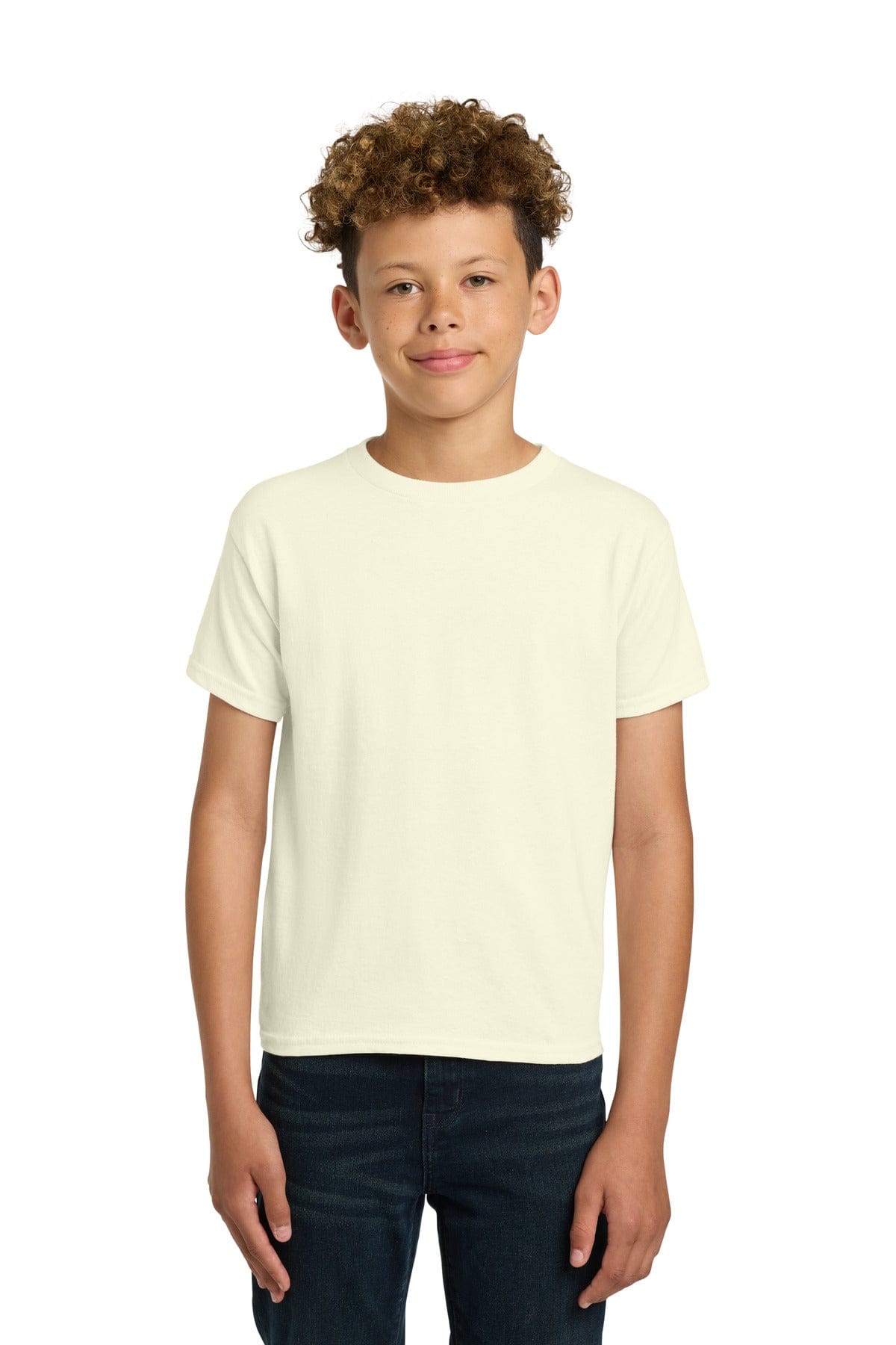 Gildan 5000B XS / Off White Gildan 5000B Youth Heavy Cotton 100% Cotton T-Shirt
