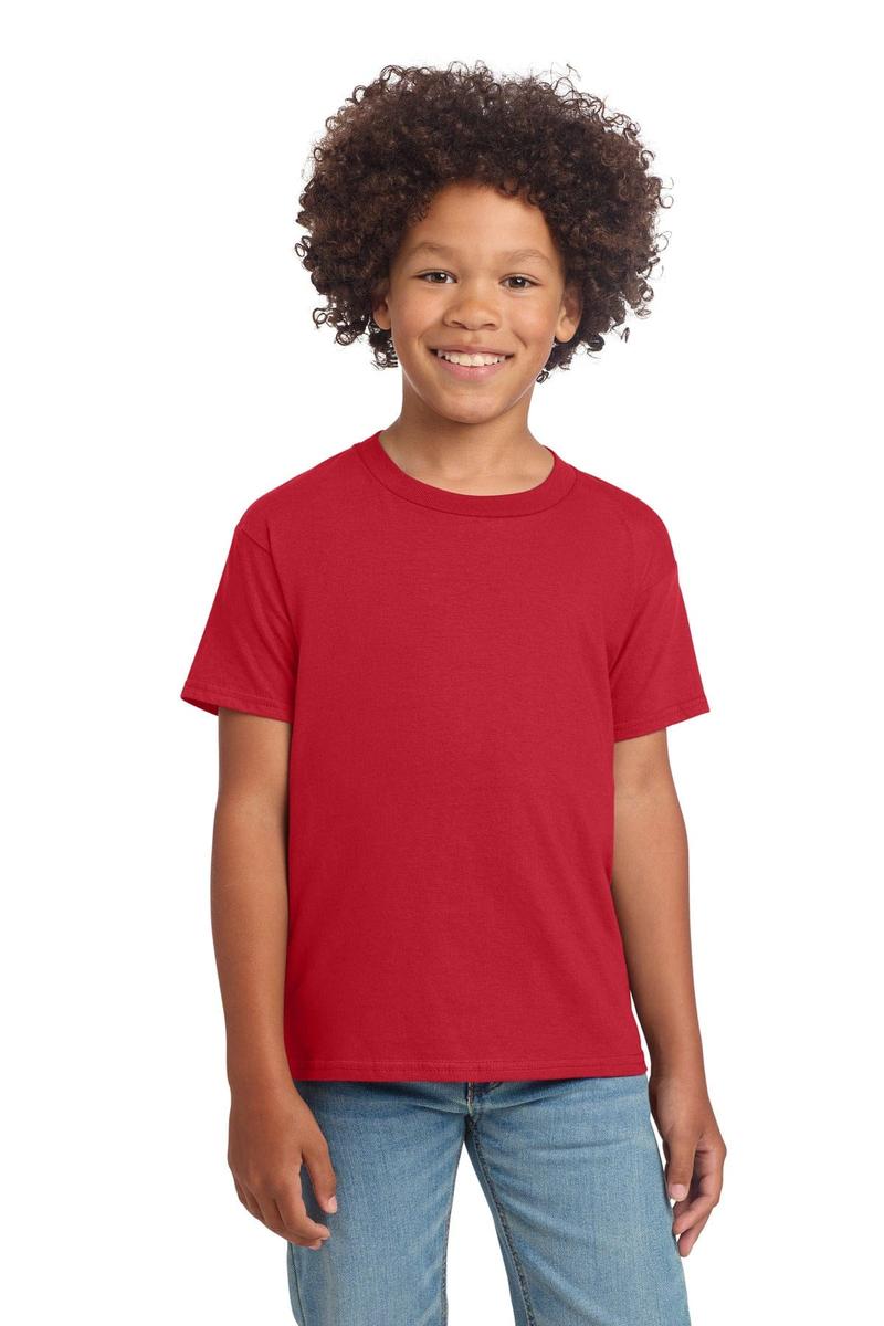 Gildan Youth Softstyle T-Shirt 64000B in Red