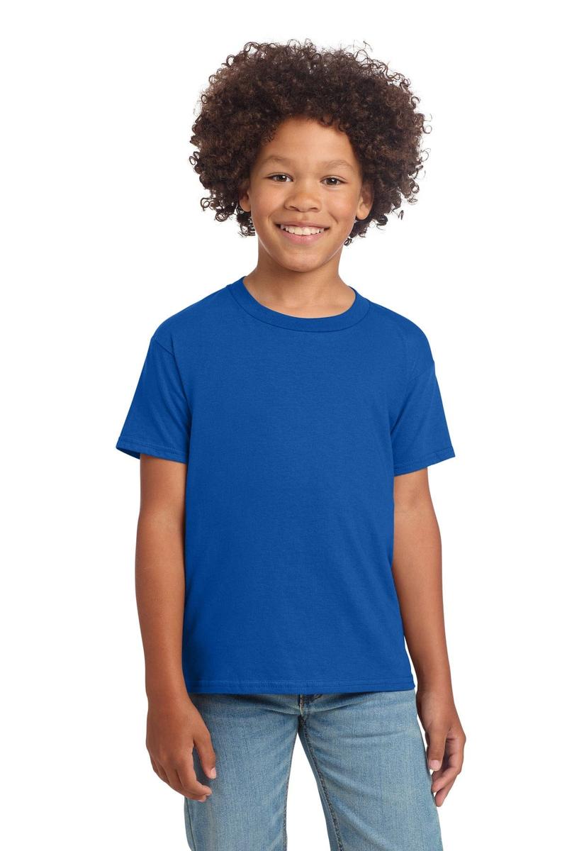 Gildan Youth Softstyle T-Shirt 64000B in Royal