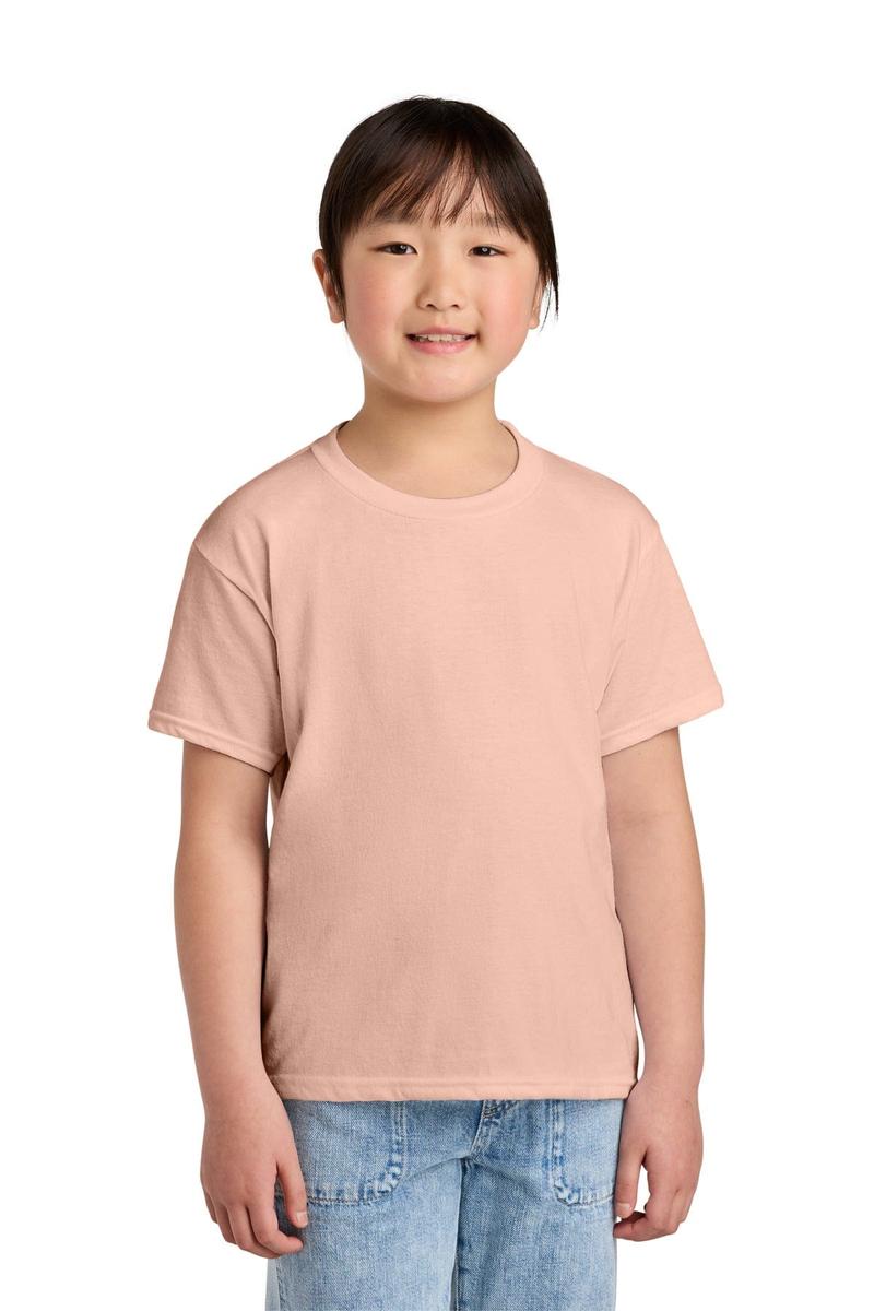 Gildan 64000BCVC Youth Softstyle Blended Tee in Dusty Rose