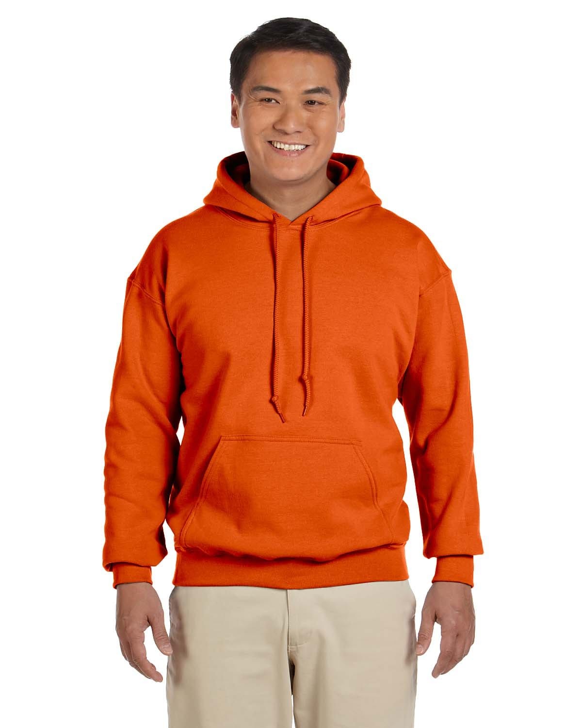 Gildan G185000 3XL / Orange Gildan G185 Adult Heavy Blend 50/50 Hooded Sweatshirt