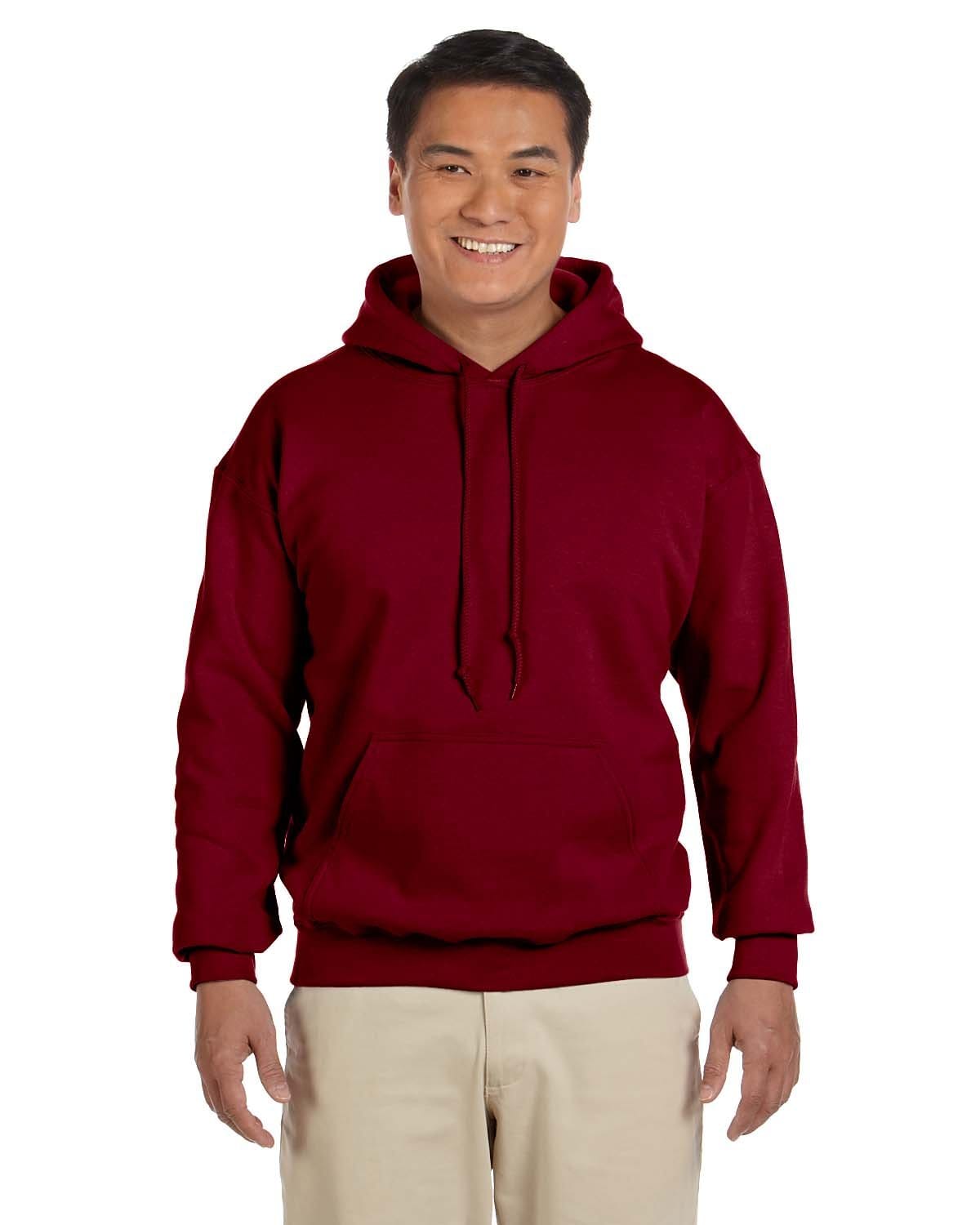 Gildan G185000 S / Garnet Gildan G185 Adult Heavy Blend 50/50 Hooded Sweatshirt