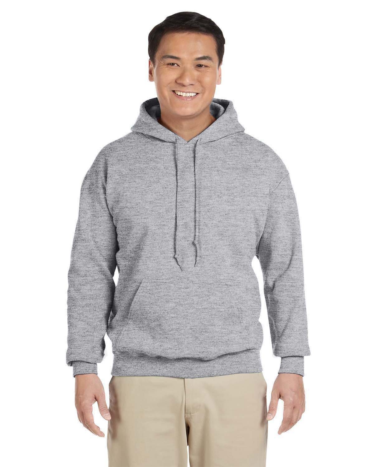 Gildan G185000 S / Graphite Heather Gildan G185 Adult Heavy Blend 50/50 Hooded Sweatshirt
