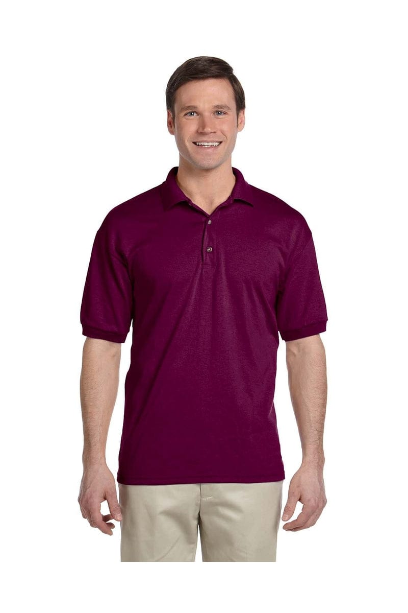 Gildan Polos/Knits 4XL / Maroon Gildan G880: Adult 50/50 Jersey Polo