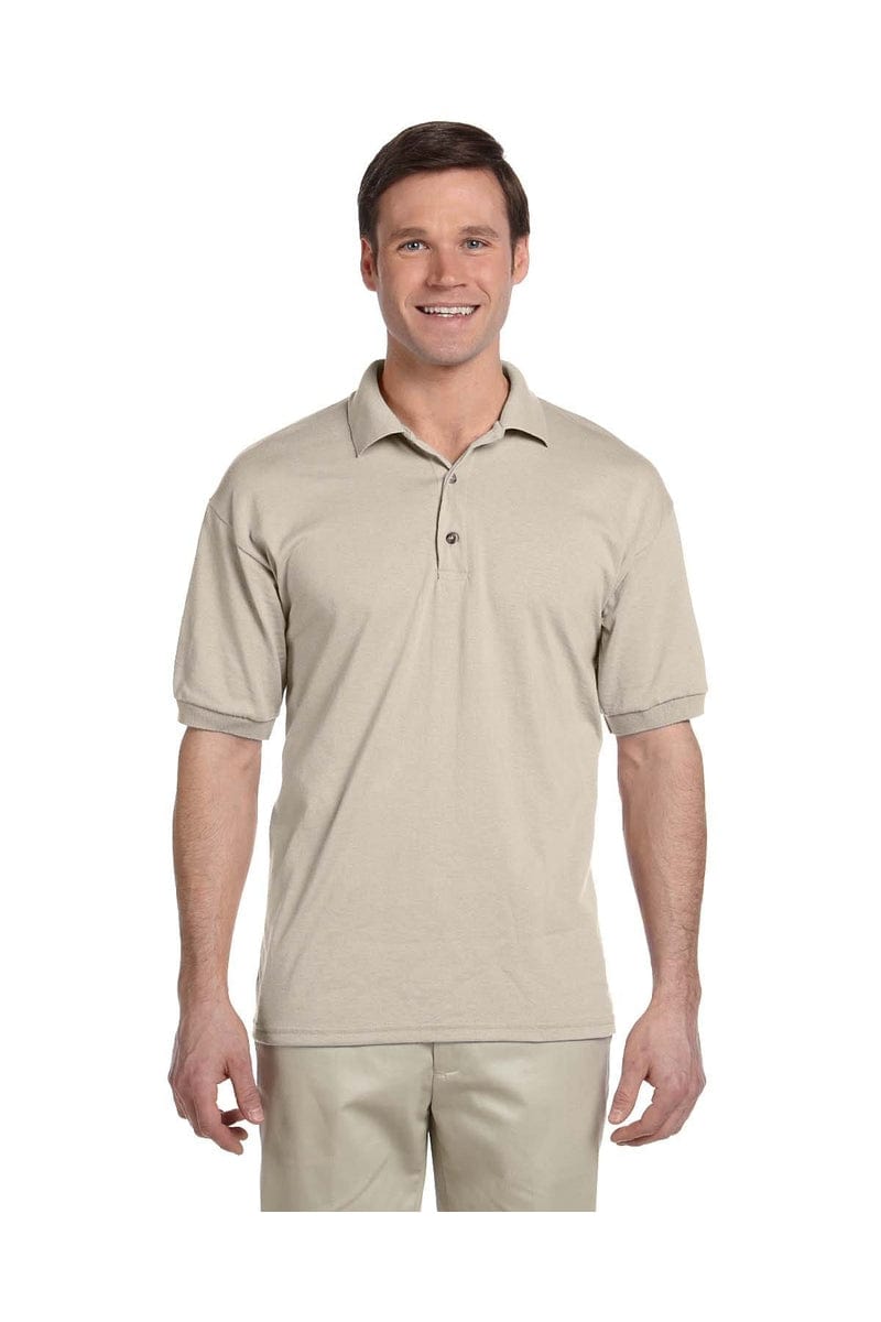 Gildan Polos/Knits 4XL / Sand Gildan G880: Adult 50/50 Jersey Polo