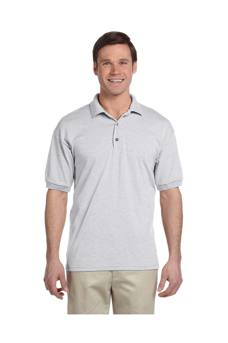Gildan Polos/Knits S / Ash Grey Gildan G880: Adult 50/50 Jersey Polo