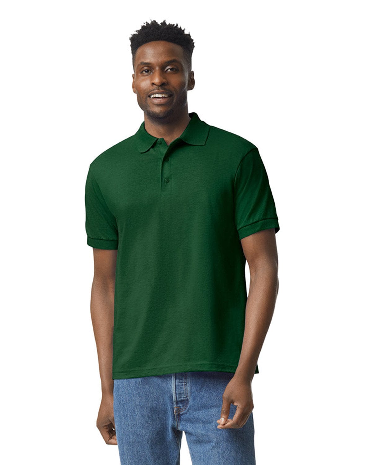 Gildan Polos/Knits S / Forest Green Gildan G880: Adult 50/50 Jersey Polo