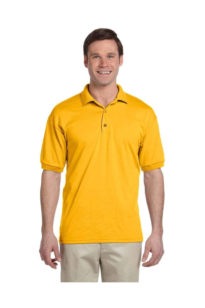 Gildan Polos/Knits S / Gold Gildan G880: Adult 50/50 Jersey Polo