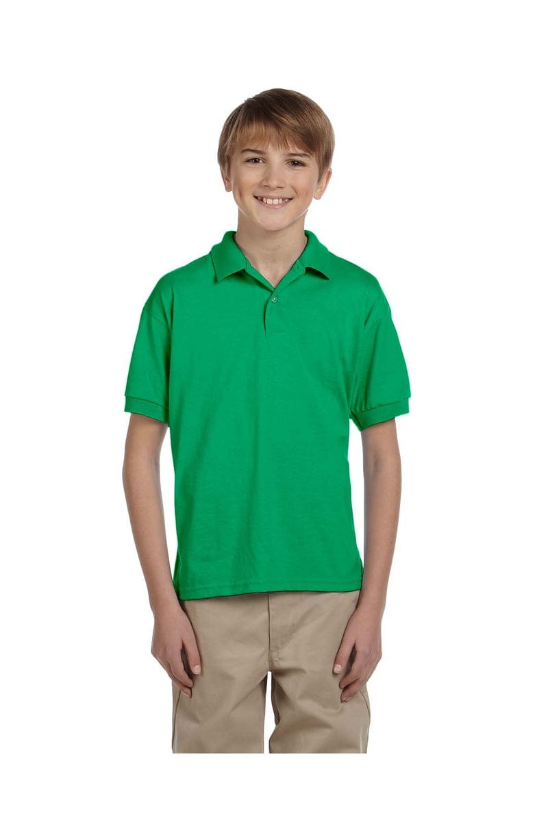 Gildan Polos/Knits S / Irish Green Gildan G880B: Youth DryBlend 6-Ounce Jersey Knit Sport Shirt