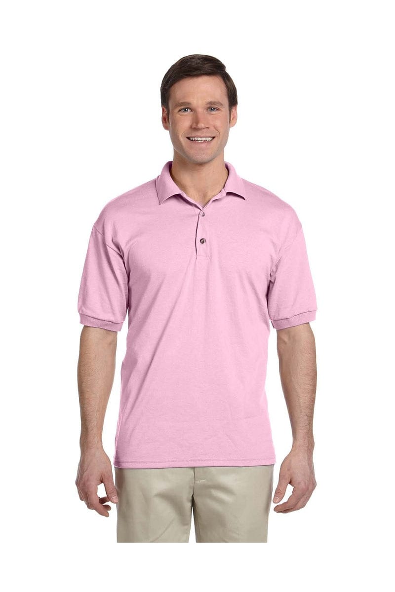 Gildan Polos/Knits S / Light Pink Gildan G880: Adult 50/50 Jersey Polo