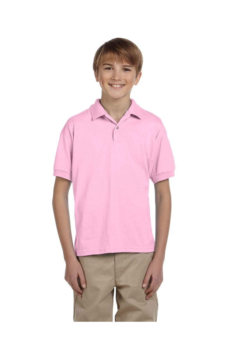 Gildan Polos/Knits S / Light Pink Gildan G880B: Youth DryBlend 6-Ounce Jersey Knit Sport Shirt