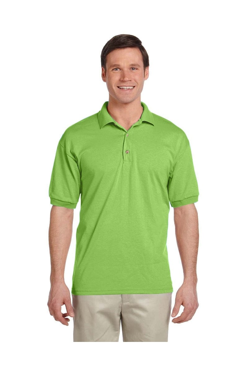 Gildan Polos/Knits S / Lime Gildan G880: Adult 50/50 Jersey Polo