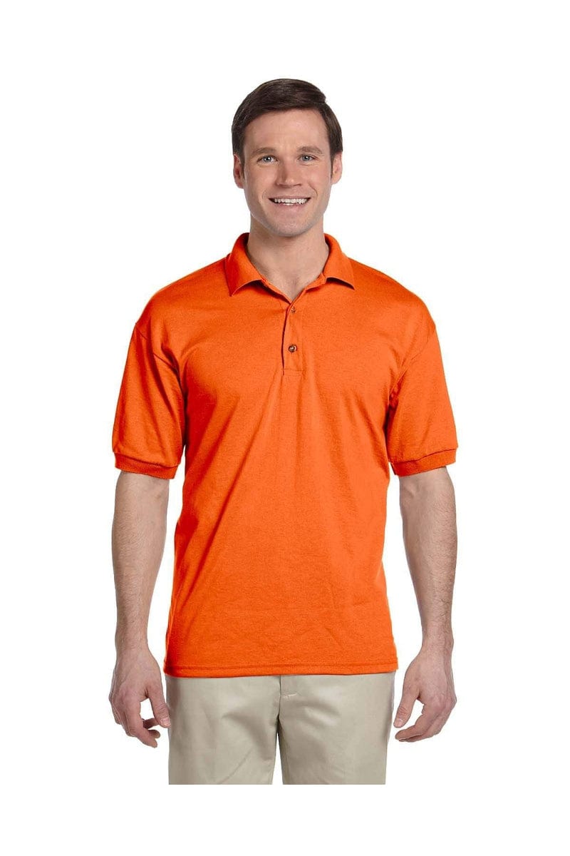 Gildan Polos/Knits S / Orange Gildan G880: Adult 50/50 Jersey Polo