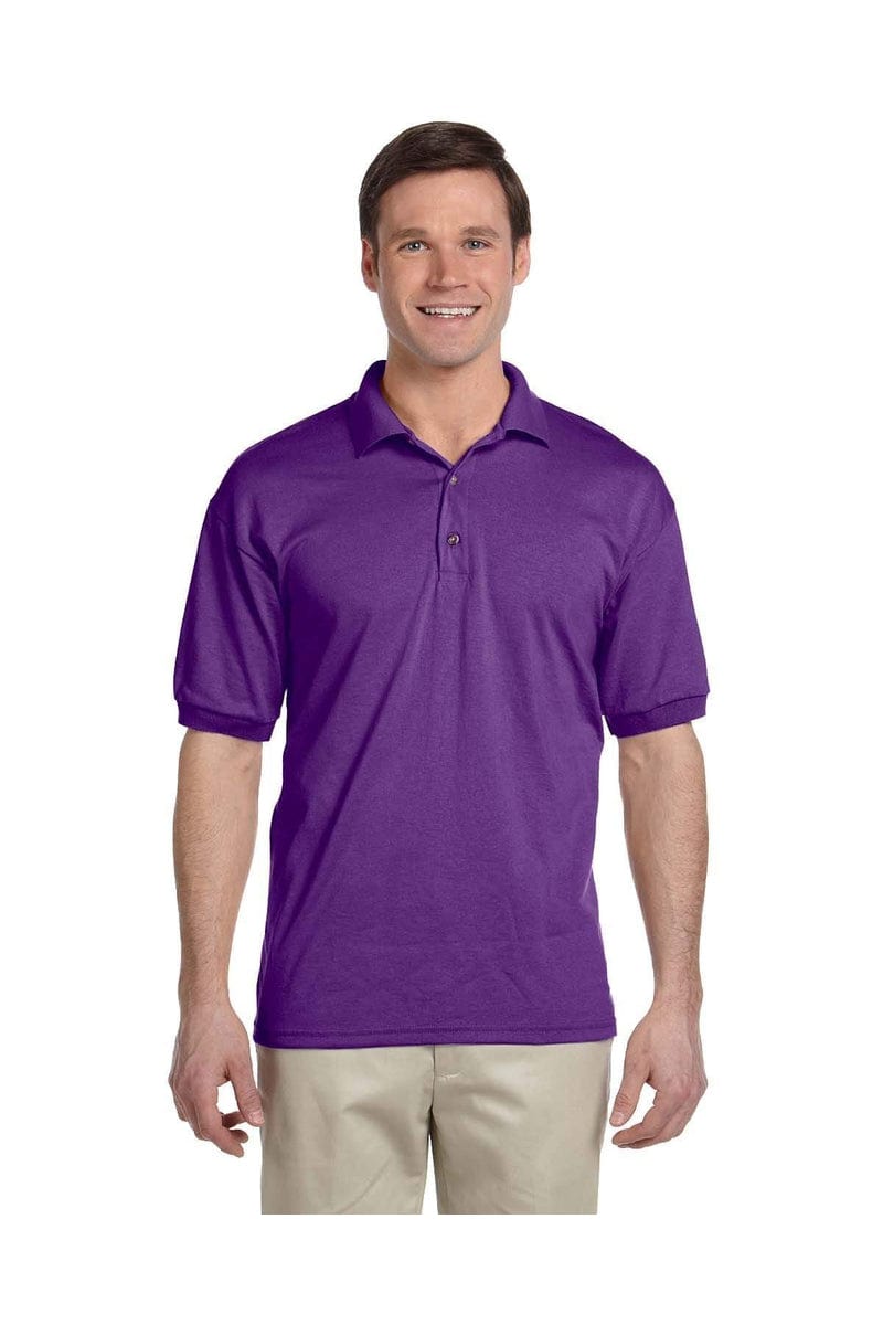 Gildan Polos/Knits S / Purple Gildan G880: Adult 50/50 Jersey Polo