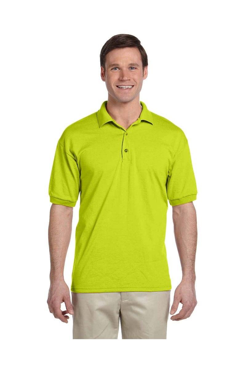 Gildan Polos/Knits S / Safety Green Gildan G880: Adult 50/50 Jersey Polo