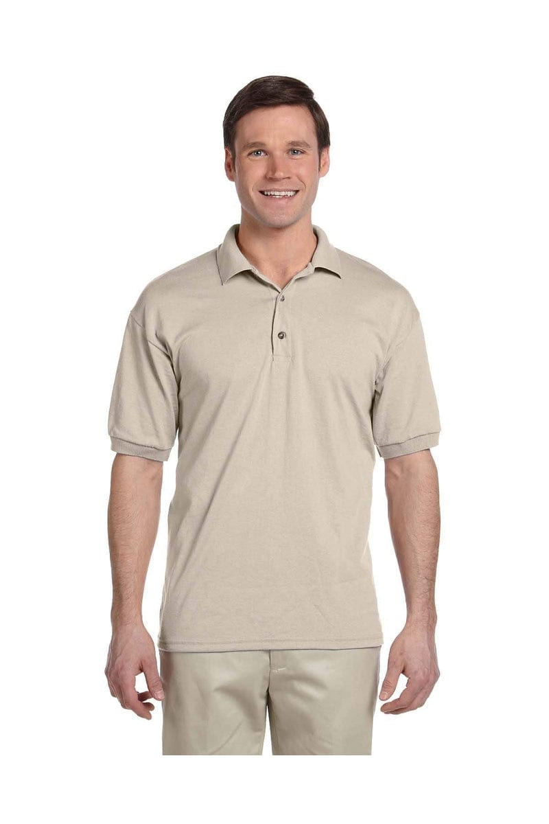 Gildan Polos/Knits S / Sand Gildan G880: Adult 50/50 Jersey Polo