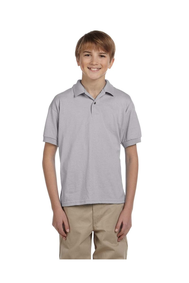 Gildan Polos/Knits S / Sport Grey Gildan G880B: Youth DryBlend 6-Ounce Jersey Knit Sport Shirt