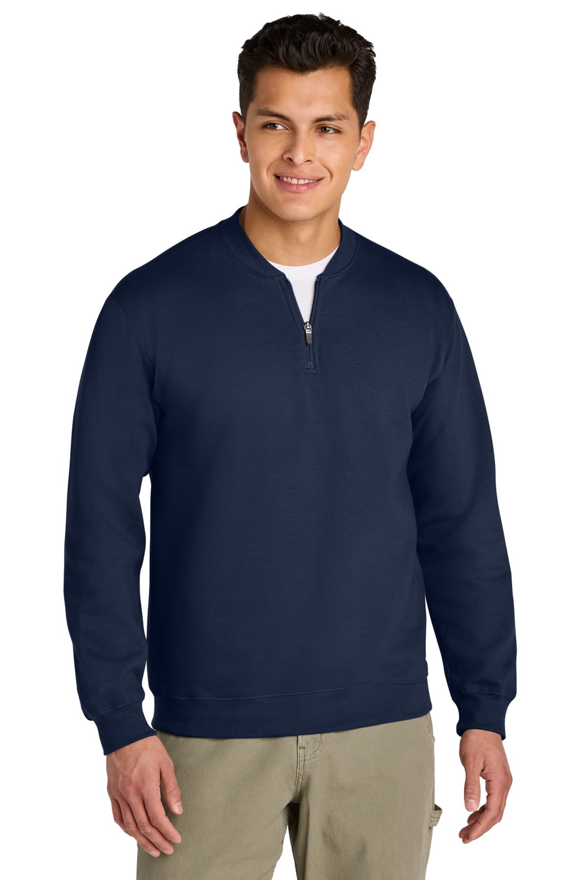 Gildan SF008 S / Navy Gildan SF008 Softstyle Midweight Fleece 1/4-Zip