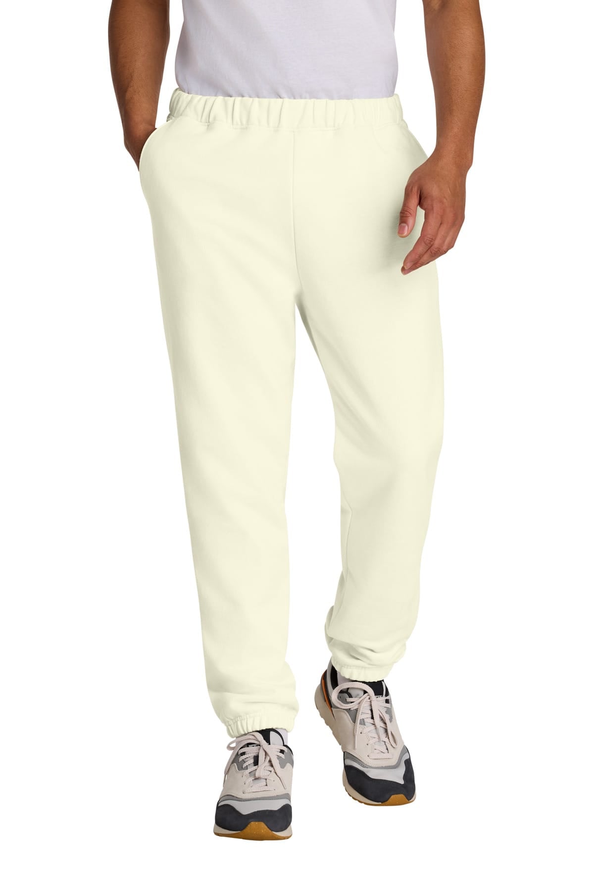 Gildan SF100 S / Off White Gildan SF100 Softstyle Midweight Pocket Sweatpants