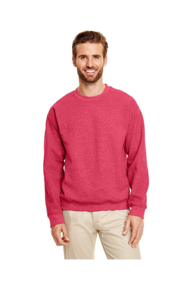 Gildan Sweatshirts/Fleece Gildan G180: Adult Heavy Blend 8 oz., 50/50 Fleece Crew