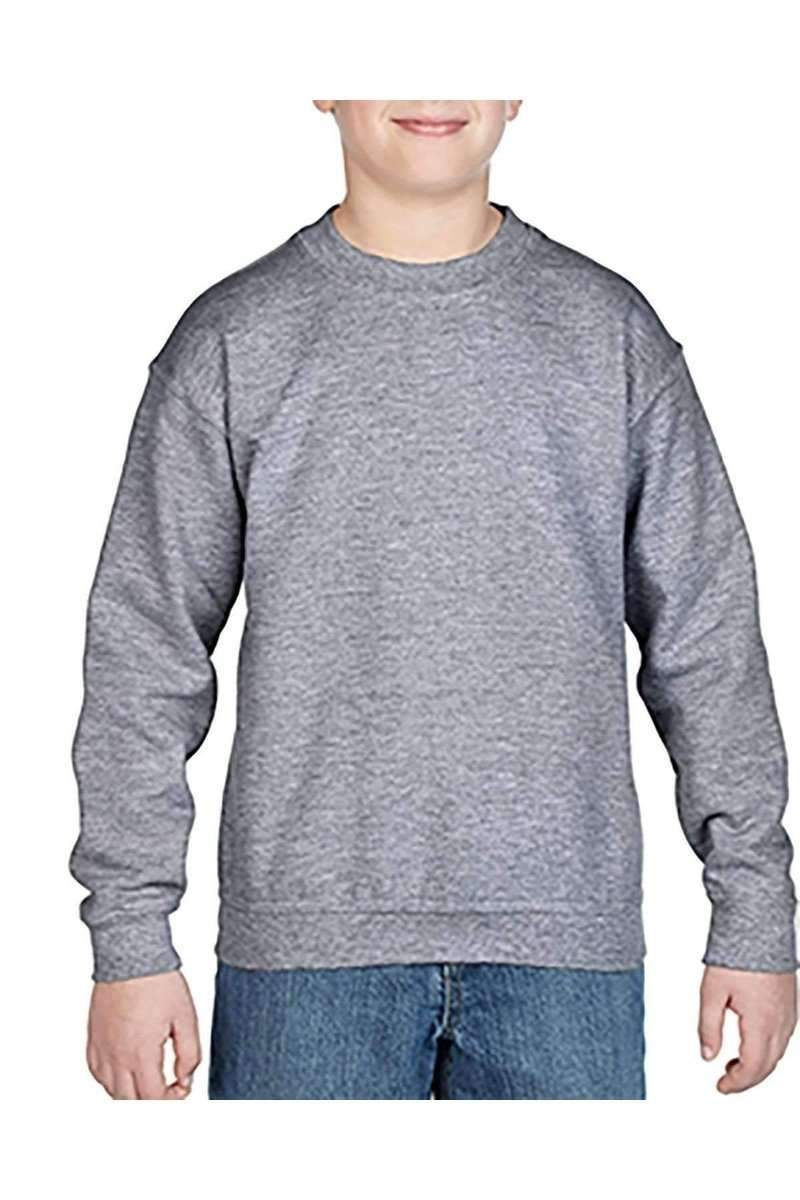 Gildan Sweatshirts/Fleece Gildan G180B: Youth Unisex Heavy Blend™ 50/50 Fleece Crew