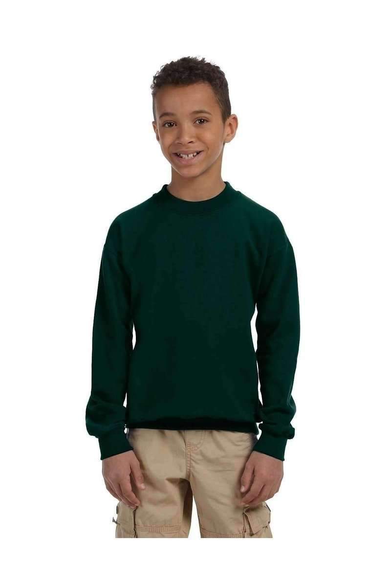 Gildan Sweatshirts/Fleece Gildan G180B: Youth Unisex Heavy Blend™ 50/50 Fleece Crew