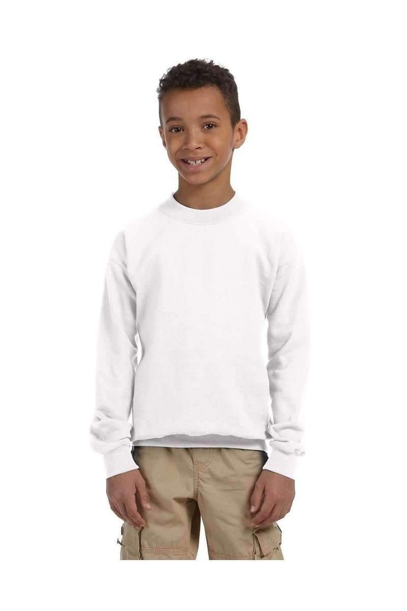 Gildan Sweatshirts/Fleece Gildan G180B: Youth Unisex Heavy Blend™ 50/50 Fleece Crew
