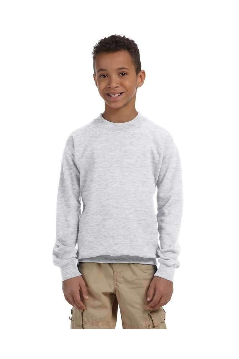 Gildan Sweatshirts/Fleece Gildan G180B: Youth Unisex Heavy Blend™ 50/50 Fleece Crew