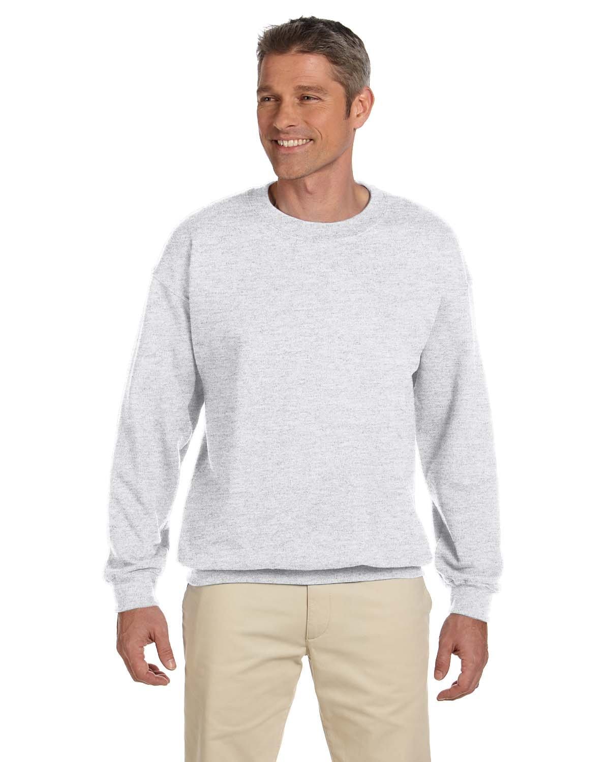 Gildan Sweatshirts/Fleece S / Ash Gildan G180: Adult Heavy Blend 8 oz., 50/50 Fleece Crew