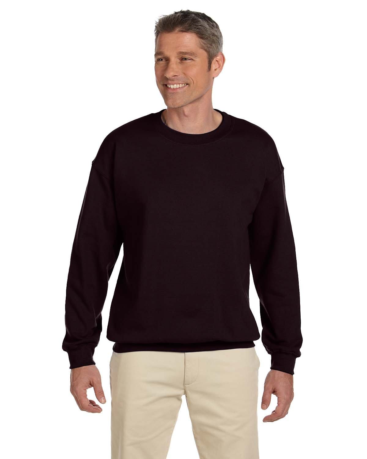 Gildan Sweatshirts/Fleece S / Dark Chocolate Gildan G180: Adult Heavy Blend 8 oz., 50/50 Fleece Crew