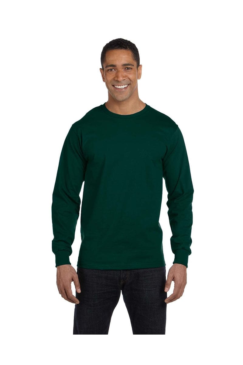 Gildan Sweatshirts/Fleece S / Forest Green Gildan G840: DryBlend 50 Cotton/50 Poly Long Sleeve T-Shirt