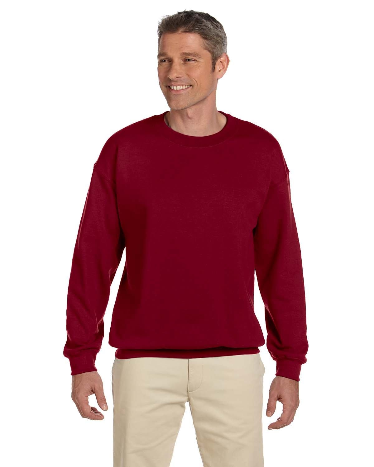 Gildan Sweatshirts/Fleece S / Garnet Gildan G180: Adult Heavy Blend 8 oz., 50/50 Fleece Crew